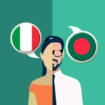 Logo of Italian-Bengali Translator android Application 